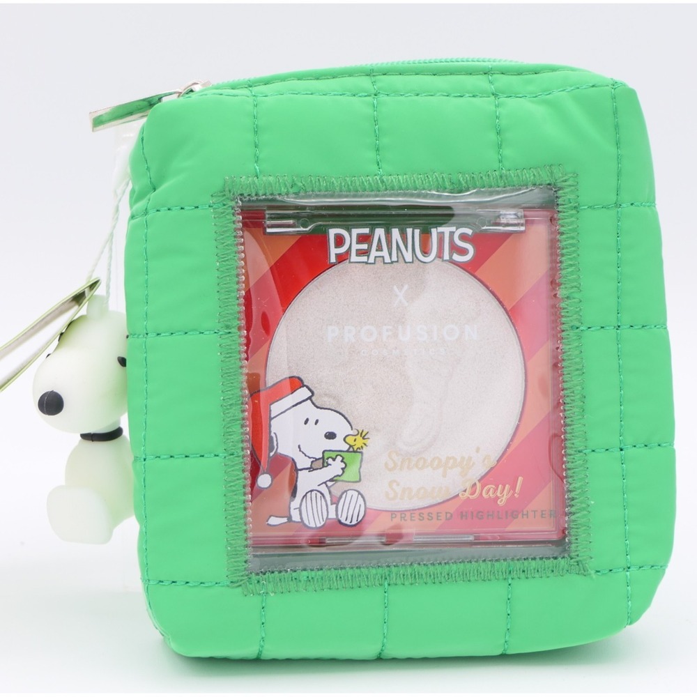 Peanuts x Profusion Snoopy's Snow Day Pressed Highlighter in Case Holiday Makeup